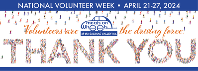 National Volunteer Week - April 21-27, 2024