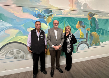 Senator John Laird Visits MOWSV