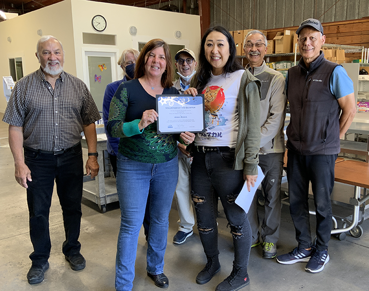 Salinas Program - Volunteer of the Quarter JUNE 2023