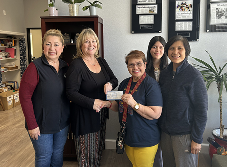 Local Church Makes Donation to MOWSV Local Church Makes Donation to MOWSV